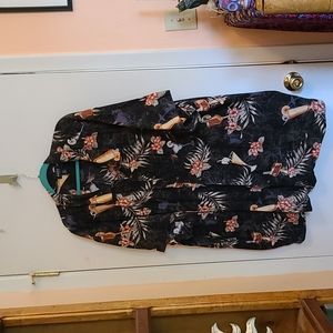 Big and tall Hawaiian style shirt